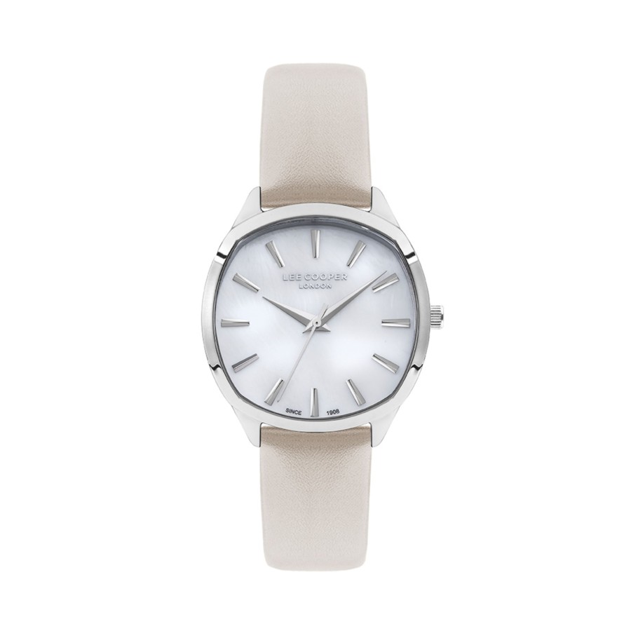 Accessories Penningtons | Lee Cooper-Women'S Silver 39Mm Watch W/Blue Dial - Penningtons