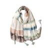 Accessories Penningtons | Muted Tie Dye Scarf With Tassels - Don'T Ask - Penningtons