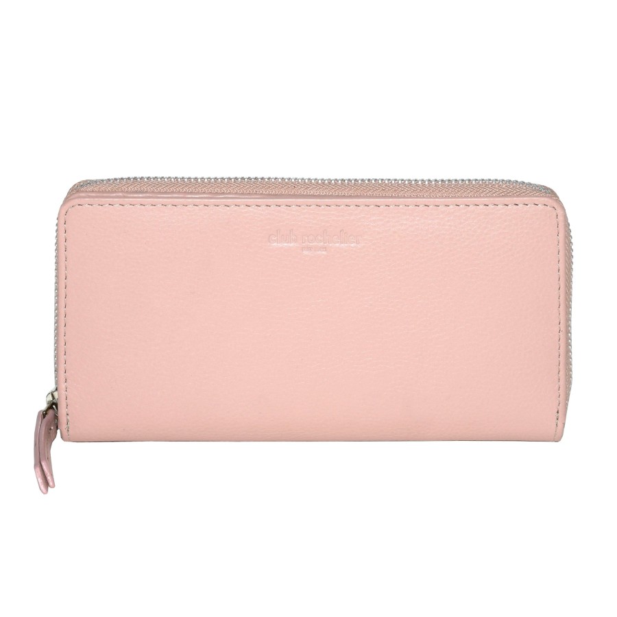 Accessories Penningtons | Club Rochelier Ladies' Zip Around Clutch Wallet With Tab - Penningtons