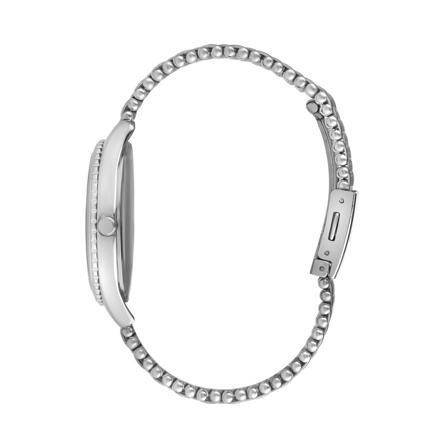 Accessories Penningtons | Lee Cooper-Women'S Silver 36.5Mm Watch W/White Dial - Penningtons