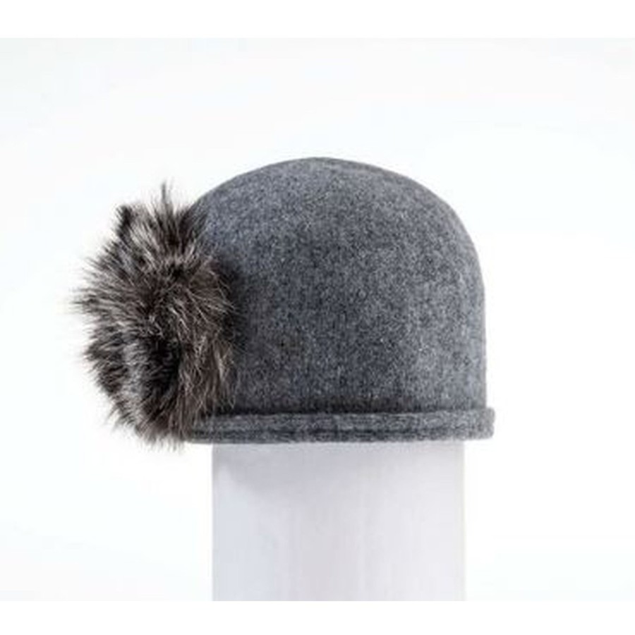 Accessories Penningtons | Canadian Hat - Cici - Ormos W Side Upcycled Fur Pom - Penningtons