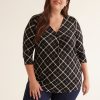 Clothing Penningtons | Responsible, V-Neck Tunic Knit Top