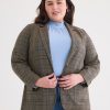 Clothing Penningtons | Long Plaid Blazer