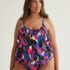 Clothing Penningtons | Tropical Tankini With Fooler Bandeau