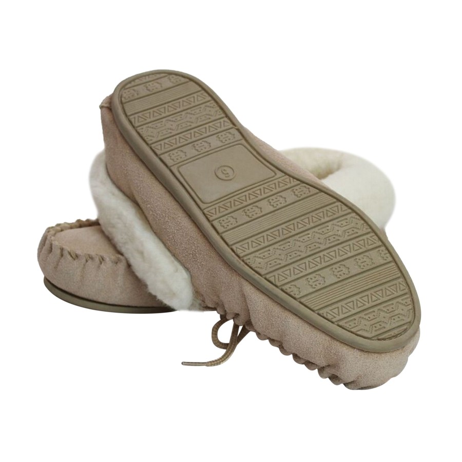 Shoes Penningtons | Eastern Counties Leather - Womens/Ladies Hard Sole Sheepskin Moccasins - Penningtons