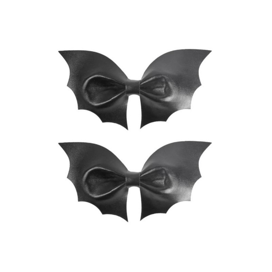 Accessories Penningtons | Black Bat Winged Bow Hair Clips - Set Of 2 - Don'T Ask - Penningtons