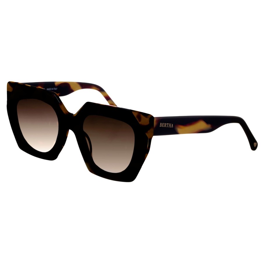 Accessories Penningtons | Bertha - Marlowe Handmade In Italy Sunglasses - Black - Penningtons