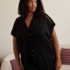 Lingerie Penningtons | Buttoned-Down Dropped Shoulder Pyjama Shirt - Ti Voglio