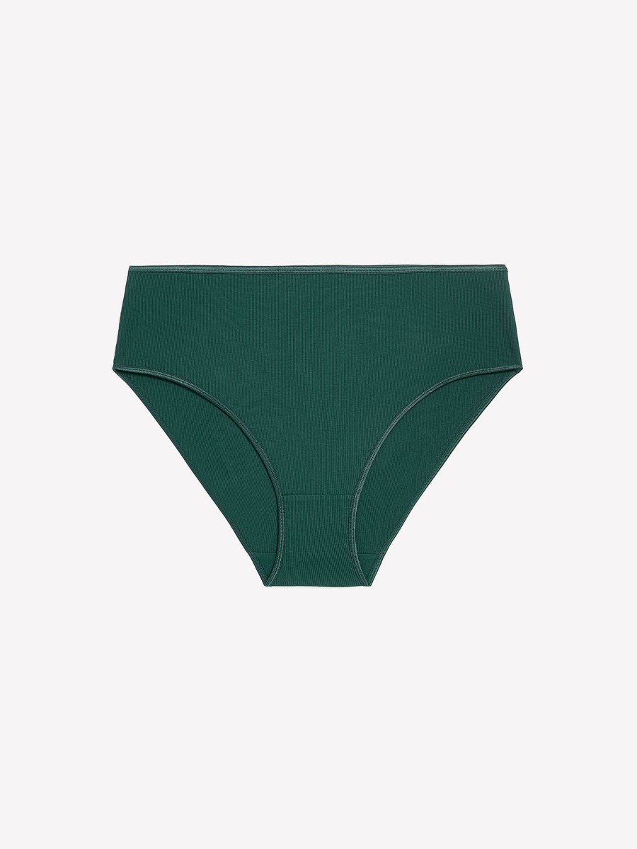 Lingerie Penningtons | Blue Rib High-Cut Brief - Ti Voglio