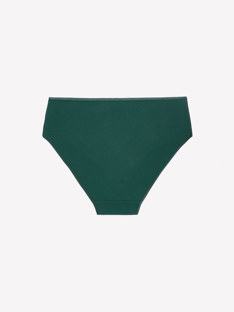 Lingerie Penningtons | Blue Rib High-Cut Brief - Ti Voglio