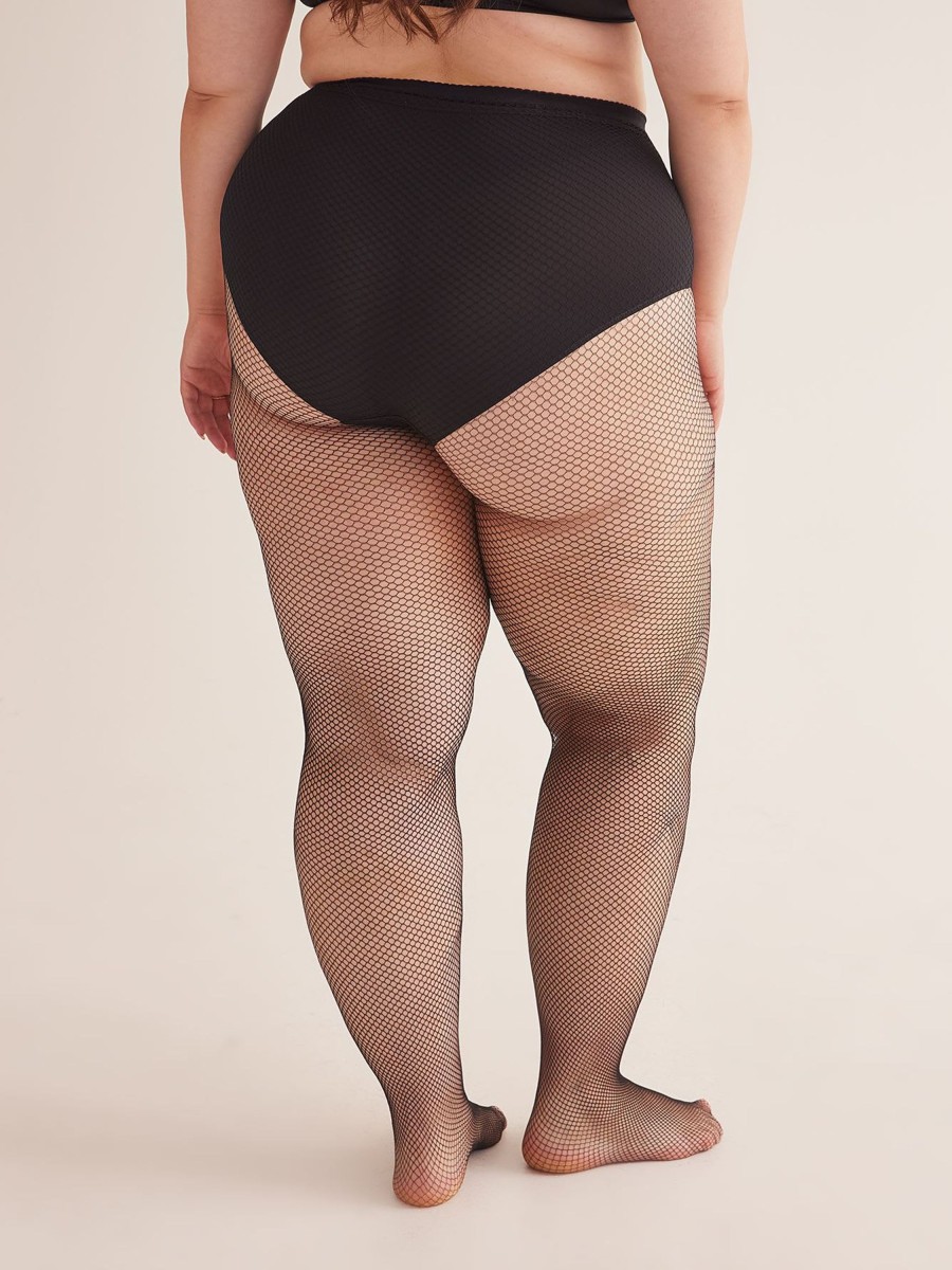 Accessories Penningtons | Black Fishnet Tights