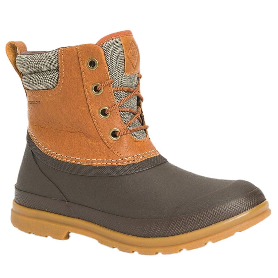 Shoes Penningtons | Muck Boots - Womens/Ladies Originals Duck Lace Leather Galoshes - Penningtons