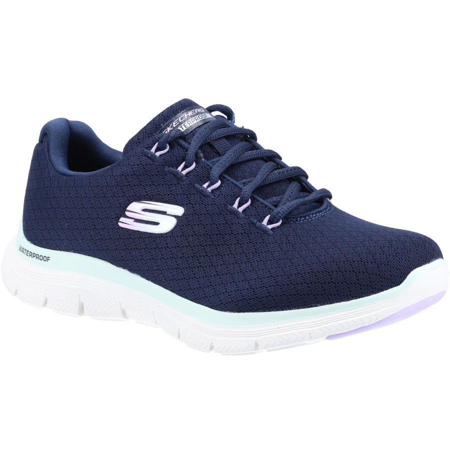 Shoes Penningtons | Skechers - Womens/Ladies Flex Appeal 4.0 Coated Fidelity Sneakers - Penningtons