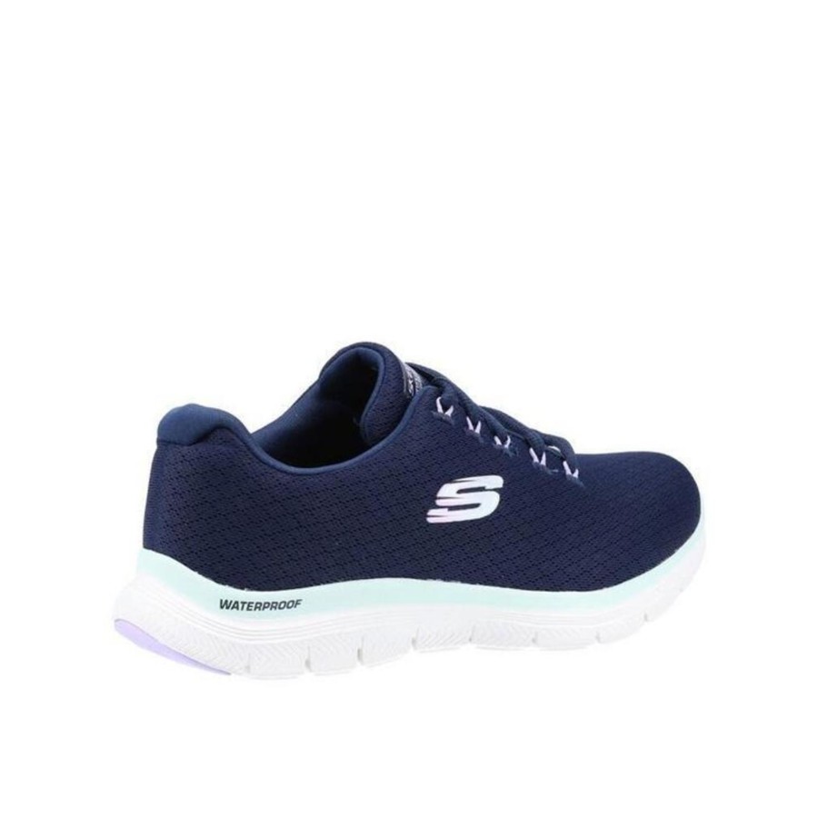 Shoes Penningtons | Skechers - Womens/Ladies Flex Appeal 4.0 Coated Fidelity Sneakers - Penningtons