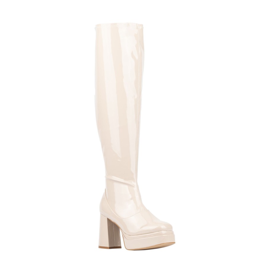 Shoes Penningtons | Women'S Manica Thigh High Platform Boot- Wide Width - Penningtons