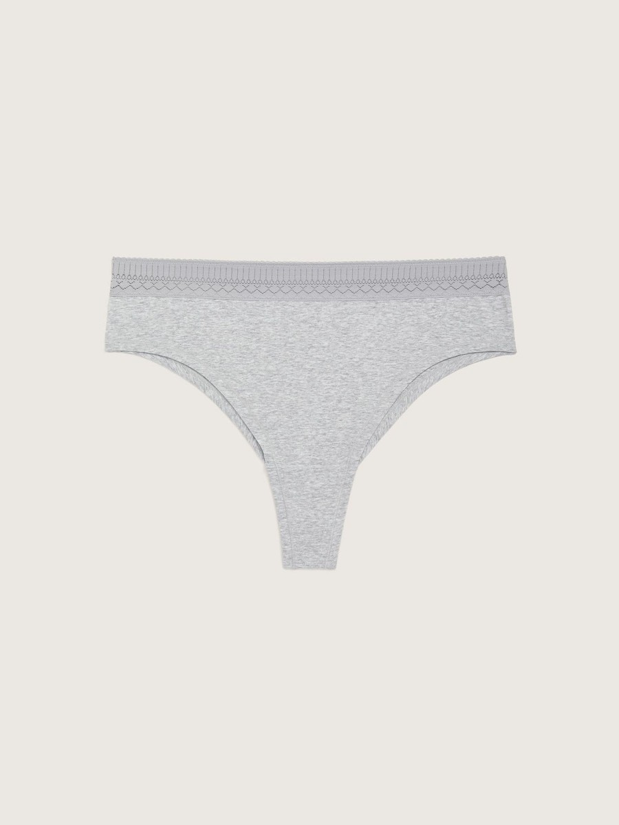 Lingerie Penningtons | Wide Lace Cheeky Heather Brief - Ti Voglio