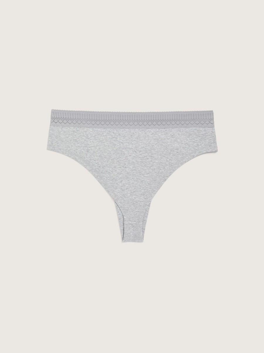 Lingerie Penningtons | Wide Lace Cheeky Heather Brief - Ti Voglio