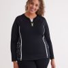 Clothing Penningtons | Long-Sleeve Rashguard With Built-In Bra - Active Zone