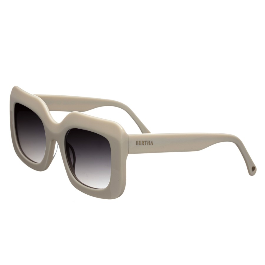 Accessories Penningtons | Bertha - Talitha Handmade In Italy Sunglasses - White - Penningtons