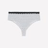 Lingerie Penningtons | Cheeky Brief With Polka-Dot Print, Lace Waistband And Bow - Ti Voglio