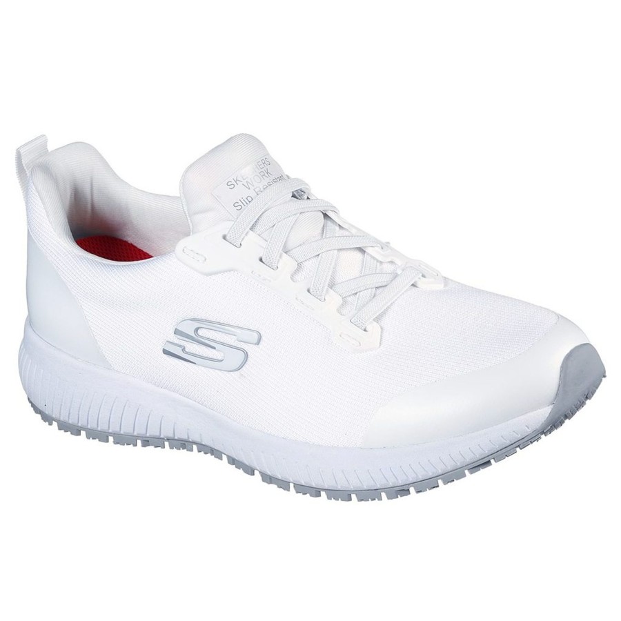 Shoes Penningtons | Skechers - Womens/Ladies Squad Lace Up Safety Shoes - Penningtons