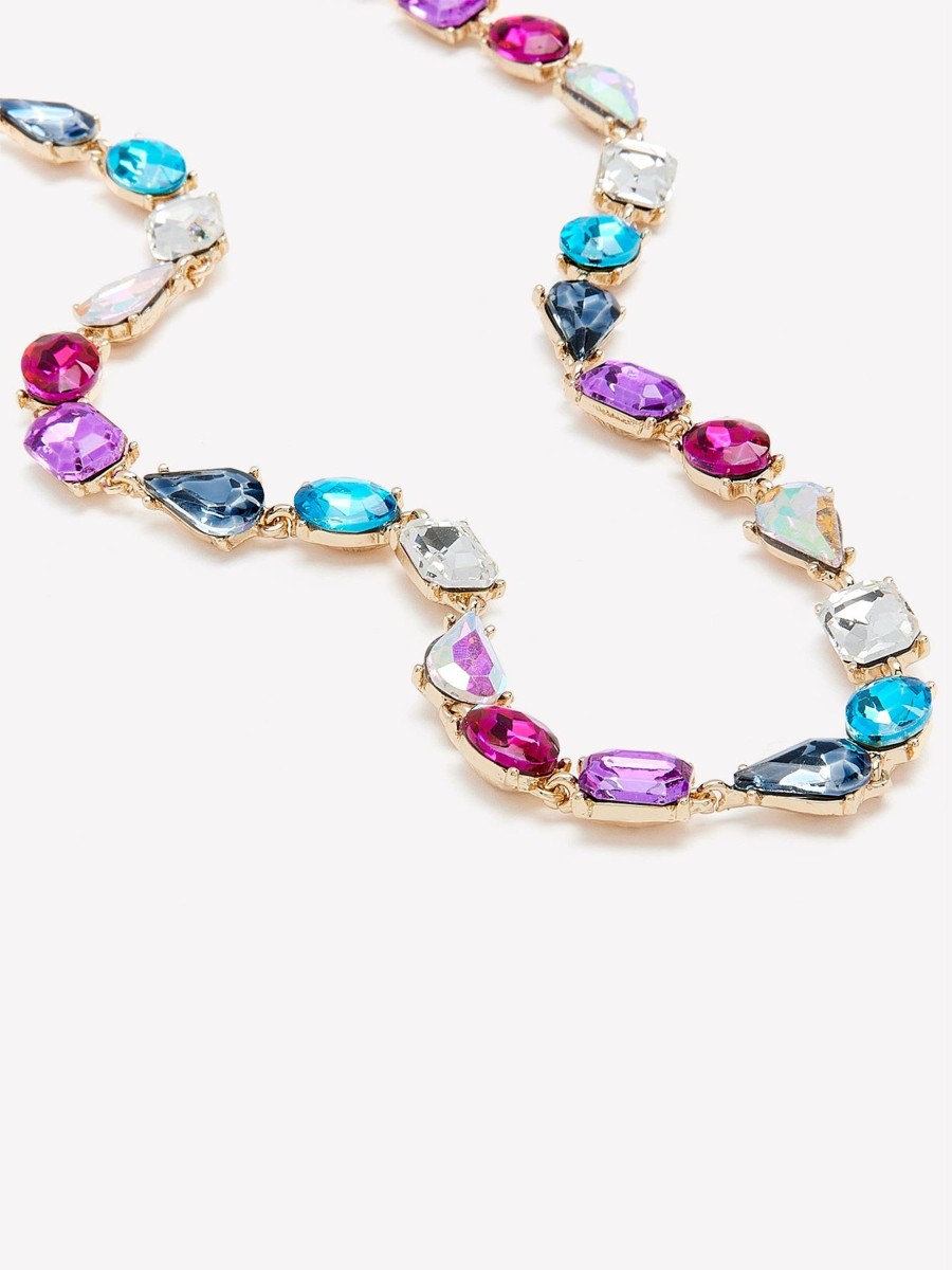 Accessories Penningtons | Short Colourful Stone Necklace