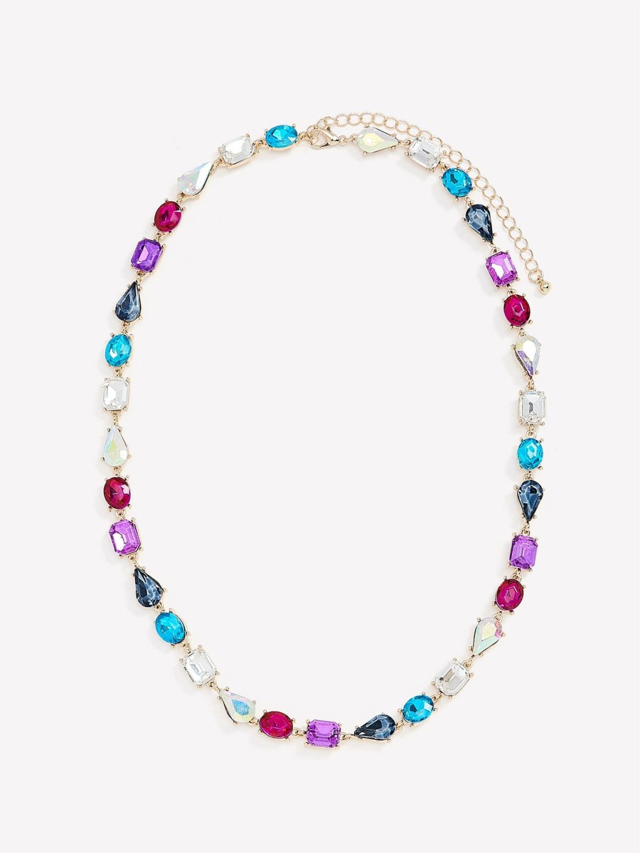 Accessories Penningtons | Short Colourful Stone Necklace