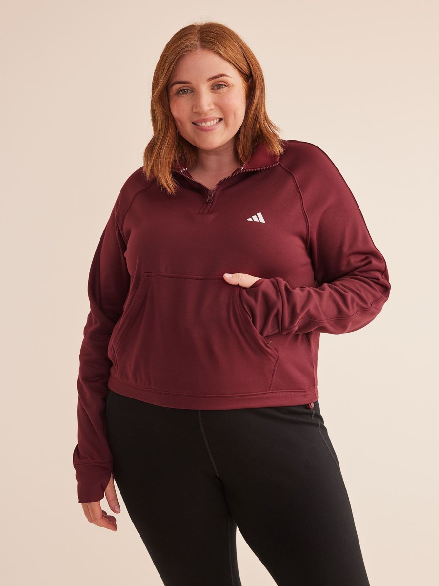 Clothing Penningtons | Quarter-Zip Sweatshirt - Adidas