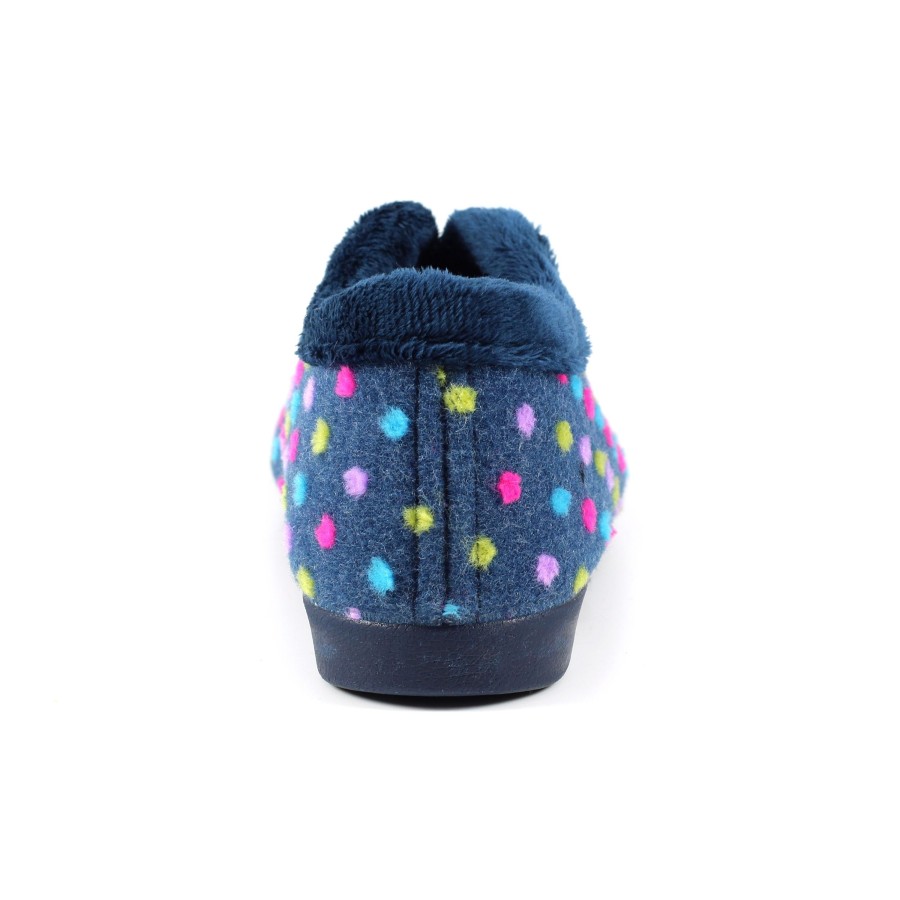 Shoes Penningtons | Lunar - Womens/Ladies Tennessee Polka Dot Slippers - Penningtons