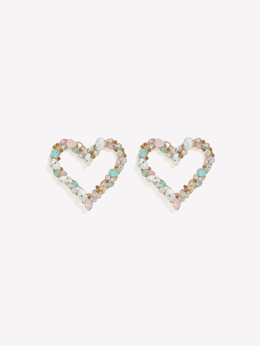 Accessories Penningtons | Oversized Heart-Shaped Earrings - Addition Elle