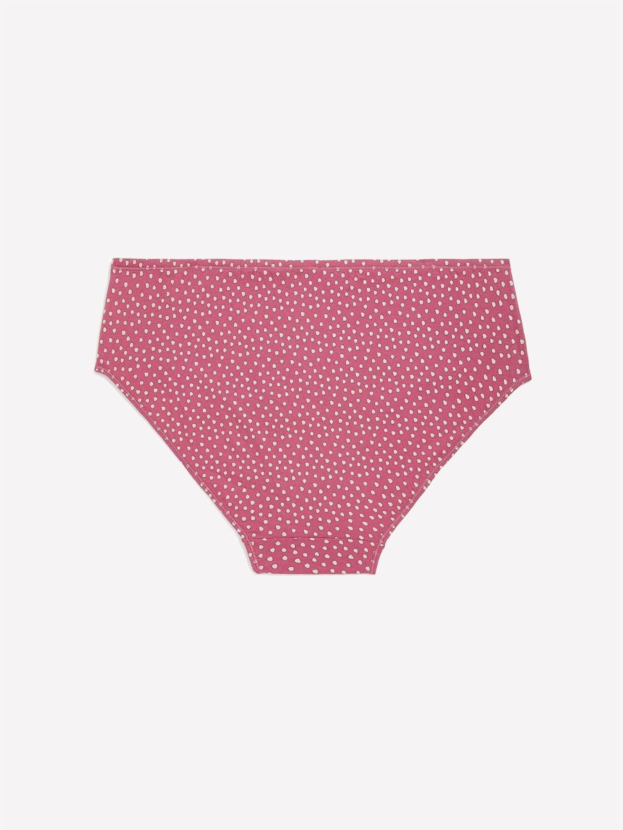 Lingerie Penningtons | Polka-Dot High-Cut Cotton Brief With Bow - Ti Voglio