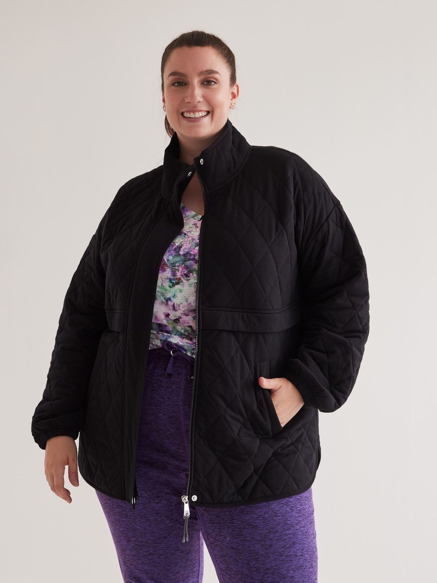 Clothing Penningtons | Quilted Zippered Jacket - Active Zone