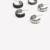 Accessories Penningtons | Fancy Mini Hoop Earrings, Set Of 3