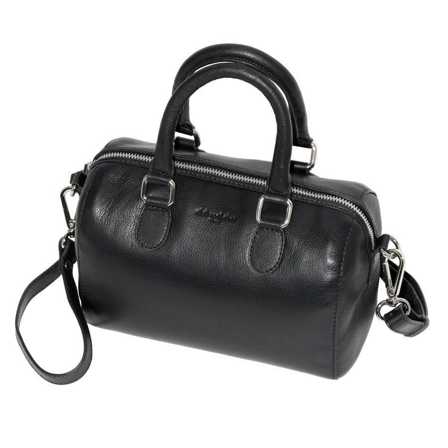 Accessories Penningtons | Club Rochelier Ladies Small Leather Barrel Bag With Adjustable Strap - Penningtons