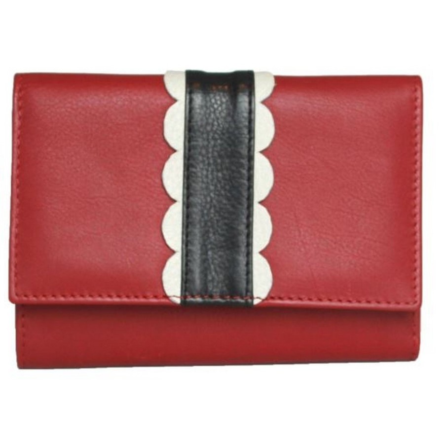 Accessories Penningtons | Eastern Counties Leather - Womens/Ladies Melanie Wallet With Scalloped Detail Pane - Penningtons