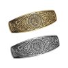 Accessories Penningtons | Goldtone & Silvertone Circular Celtic Set Of 2 Hair Clips- Don'T Ask - Penningtons