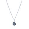 Accessories Penningtons | Sterling Silver & Black Freshwater Pearl With Cz Dainty Pendant Necklace - Signature Pearls - Penningtons