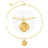 Accessories Penningtons | Classicharms-Gold Sculptural Horoscope Zodiac Sign Pendant Necklace Set-Libra - Penningtons