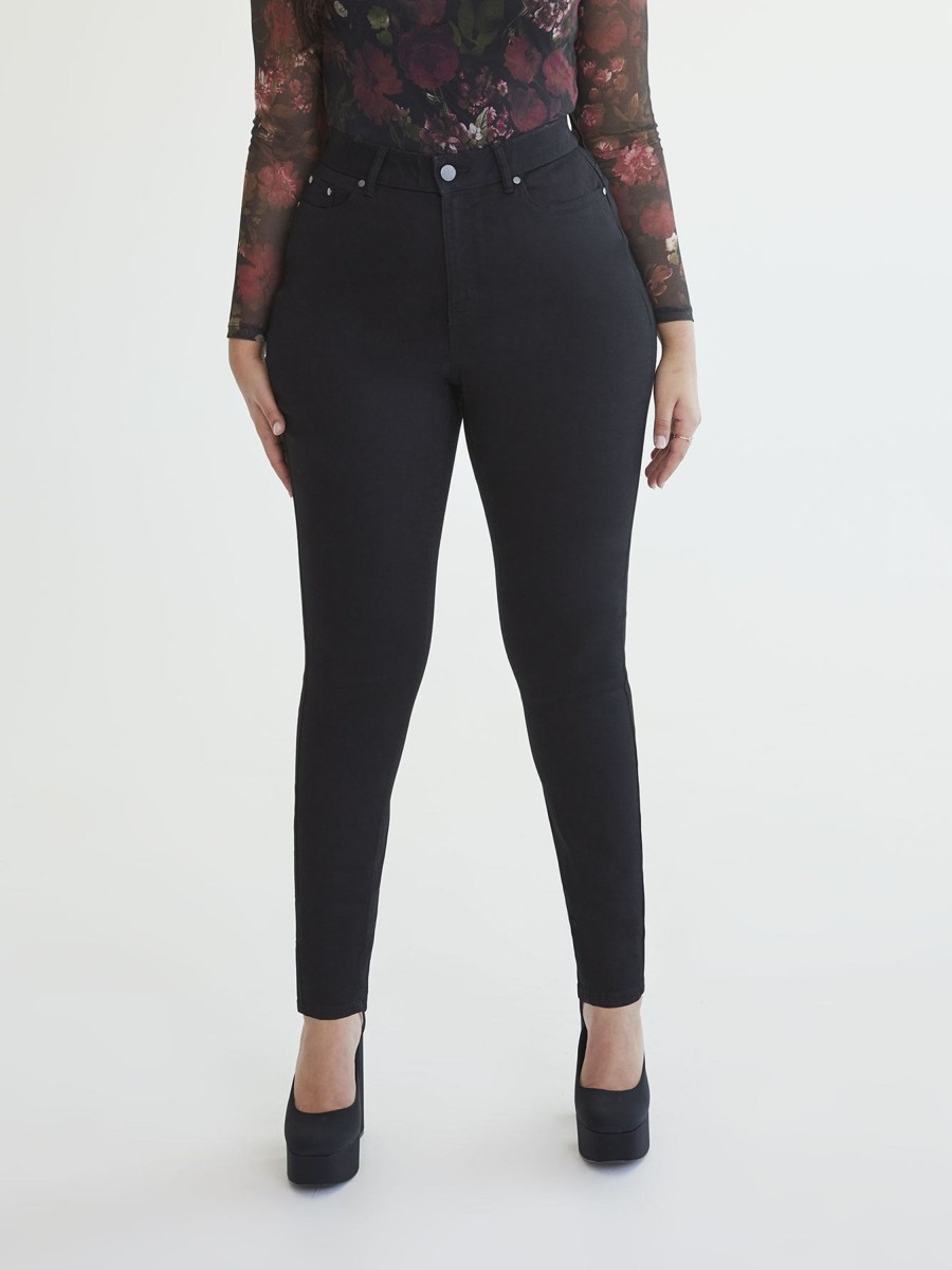 Addition Elle Penningtons Bottoms | Responsible, Curvy-Fit Jeggings, Black - Addition Elle