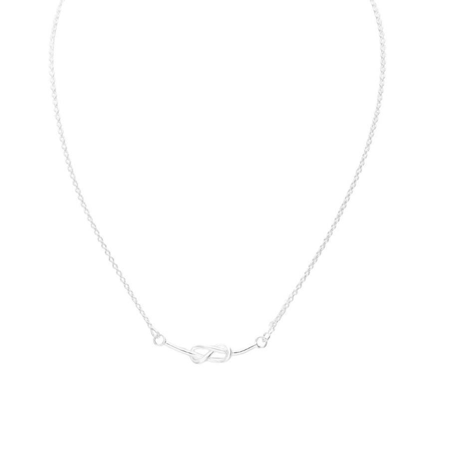 Accessories Penningtons | Sterling Silver Love Knot Necklace By Ag Sterling - Penningtons