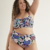 Clothing Penningtons | Floral Bandeau Bikini Top With Peekaboo