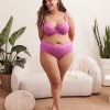 Lingerie Penningtons | Purple Lace Full Brief - D Esse Collection