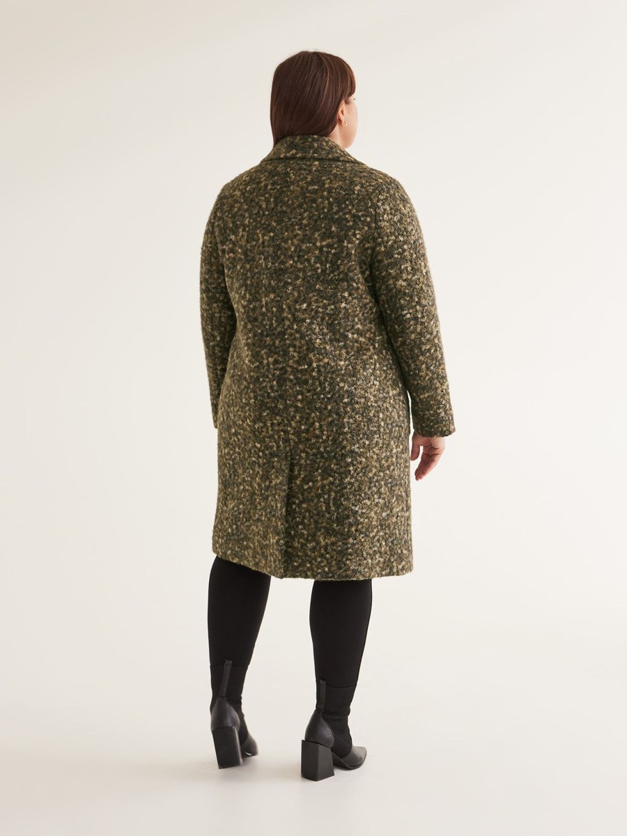 Clothing Penningtons | Notch Collar Sherpa Coat