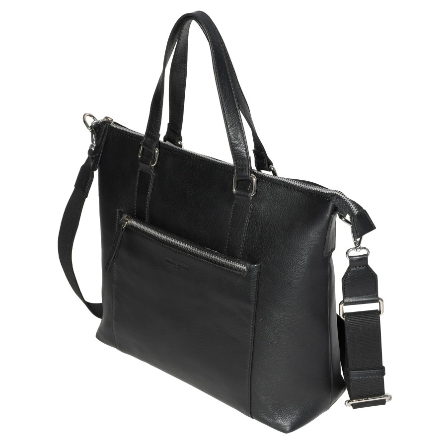 Accessories Penningtons | Club Rochelier Large Leather Crossbody Business Tote - Penningtons