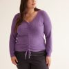 Clothing Penningtons | Shirred V-Neck Sweater