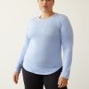 Clothing Penningtons | Long-Sleeve Crew-Neck Tee - Dry Lux Hyba Essentials | Regular