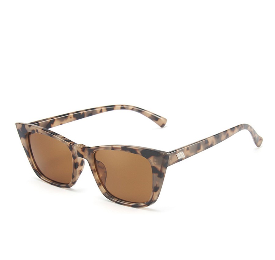 Accessories Penningtons | Brown Faux Tortoise Shell Squared Sunglasses- Don'T Ask - Penningtons