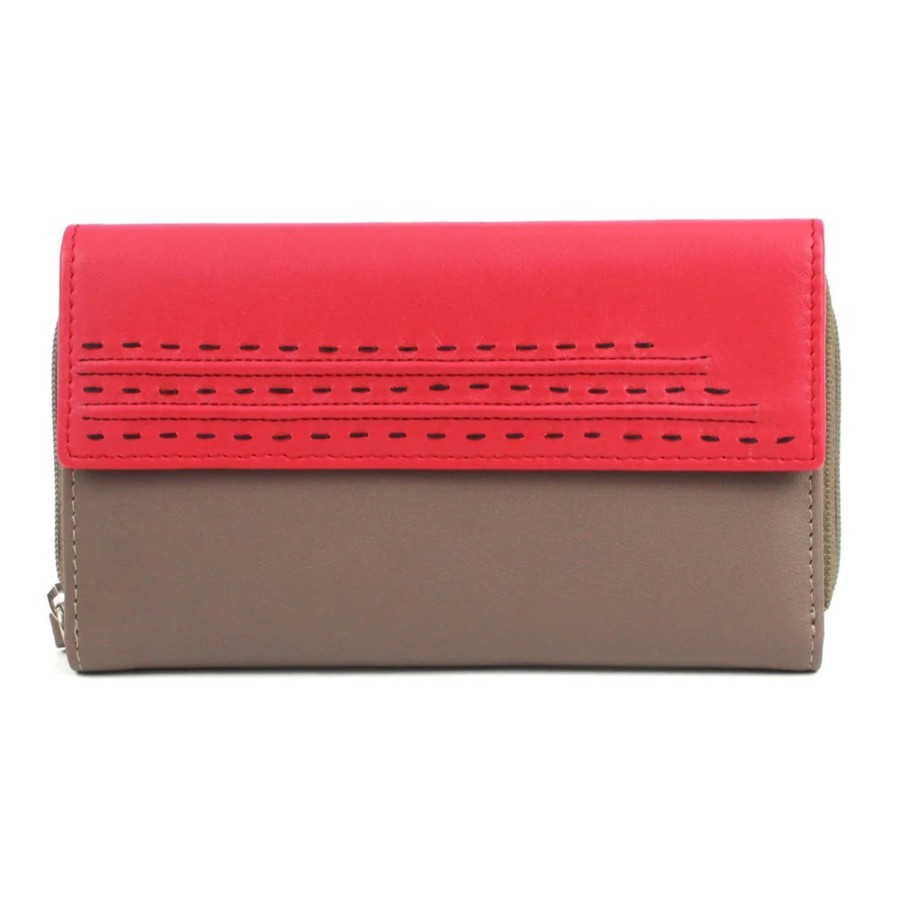 Accessories Penningtons | Eastern Counties Leather - Womens/Ladies Ferne Colour Block Leather Coin Purse - Penningtons