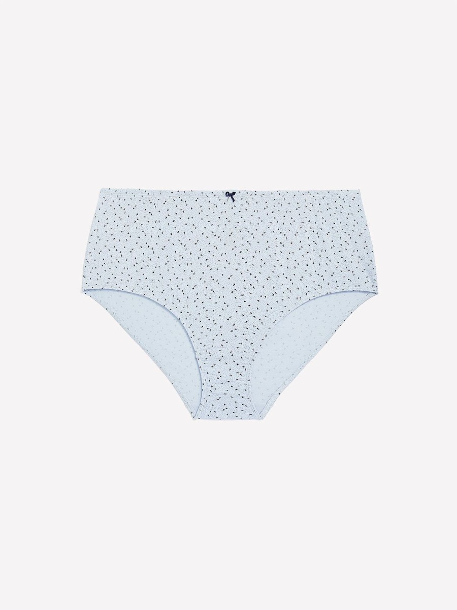 Lingerie Penningtons | Cotton Brief With Flower Print And Bow - Ti Voglio