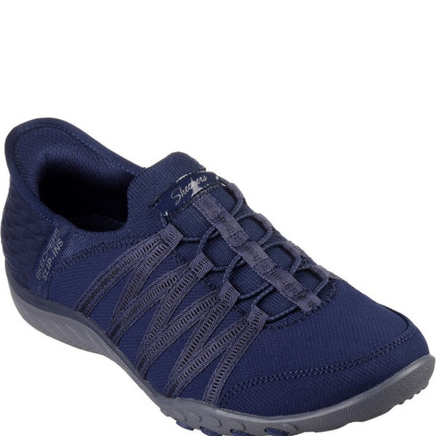 Shoes Penningtons | Skechers - Womens/Ladies Breathe Easy Roll With Me Casual Shoes - Penningtons